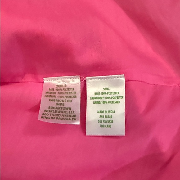 Lilly Pulitzer Vibrant Pink Top with Orange Details - Picture 5 of 5